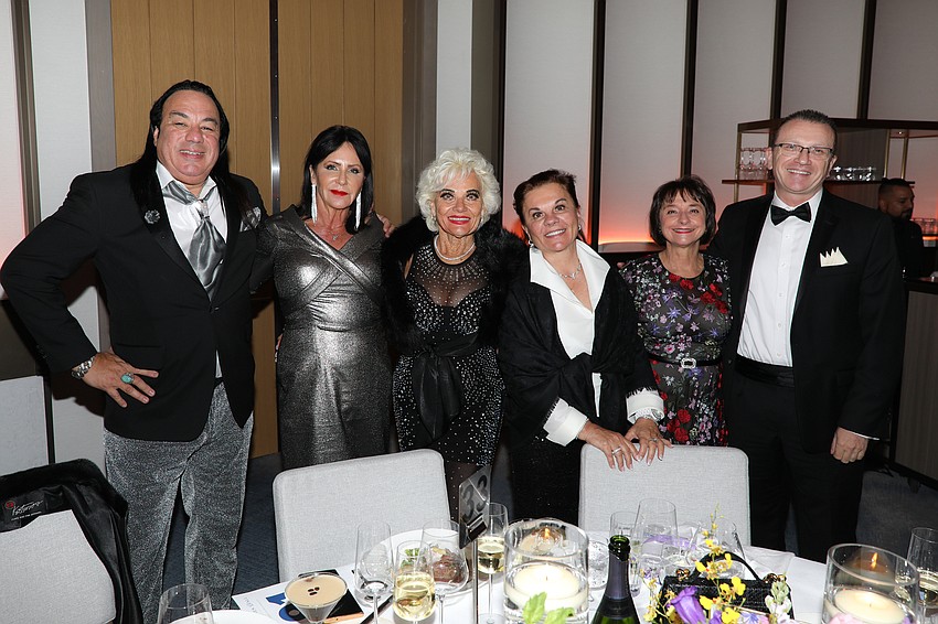 William Insignares, Teresa Rosenbeck, Chacha Sunshine, Debi Wheeler, Bonnie Polk and Diocese of Venice Chancellor Volodymer Smeryk