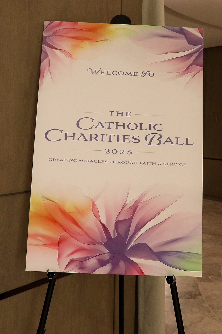 The Catholic Charities Ball, Creating Miracles Through Faith & Service, was held on Feb. 1 at the St. Regis Resort on Longboat Key.