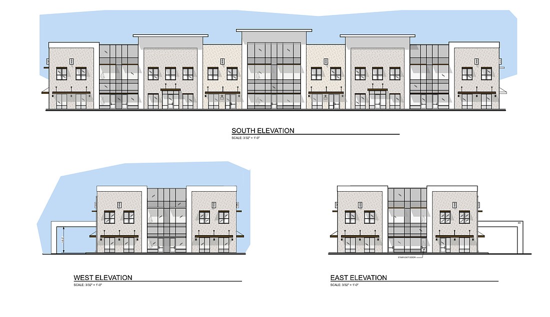 Village Crossing Center comprises a two-story, 36,300-square-foot structure and two smaller ones of 3,500 and 2,500 square feet.