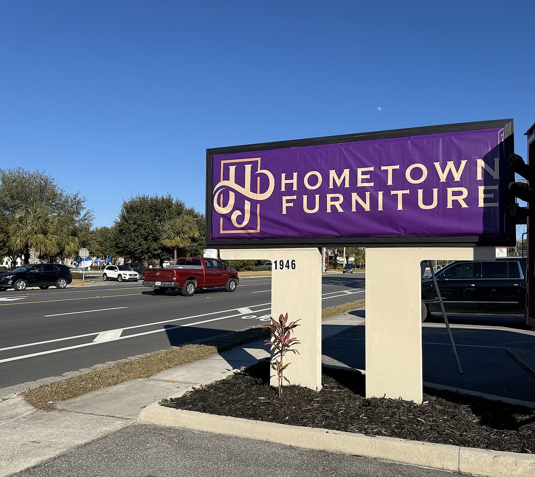 The former Badcock Furniture & More in Orange Park is now Hometown Furniture at 1946 Kingsley Ave.