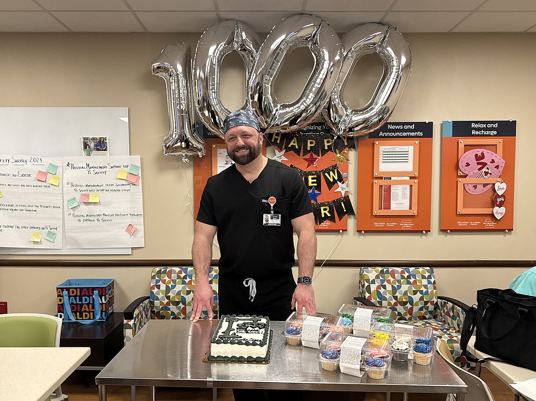 Dr. Luke Elms has performed 1,000 robotic surgeries since 2018.