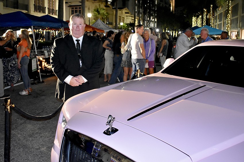 Viper Security, managed by Charlie Mooney (pictured), guarded the Rolls-Royce.