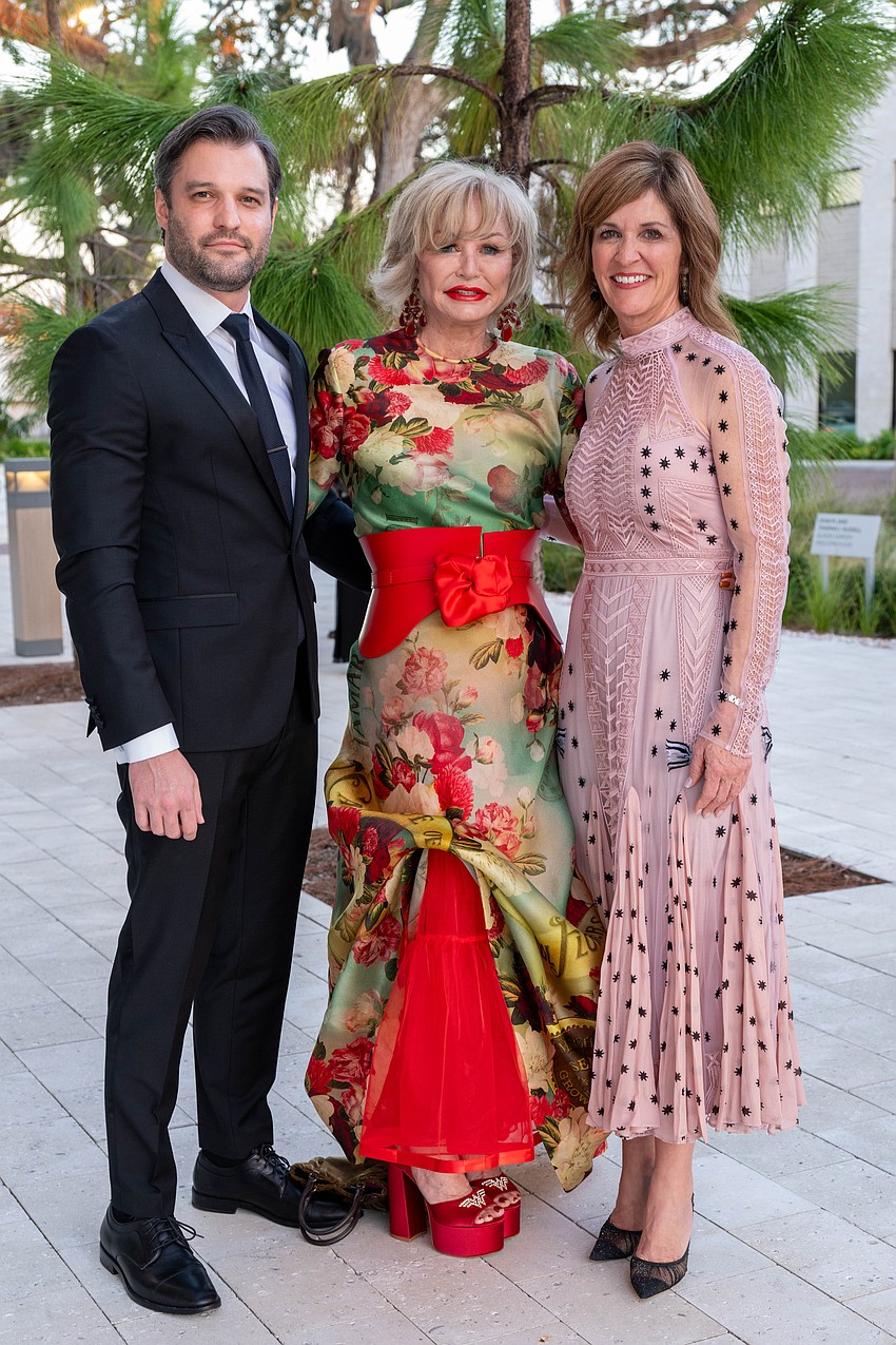 Wolfgang Krutzler and Gigi Rogers with Christa Sullivan