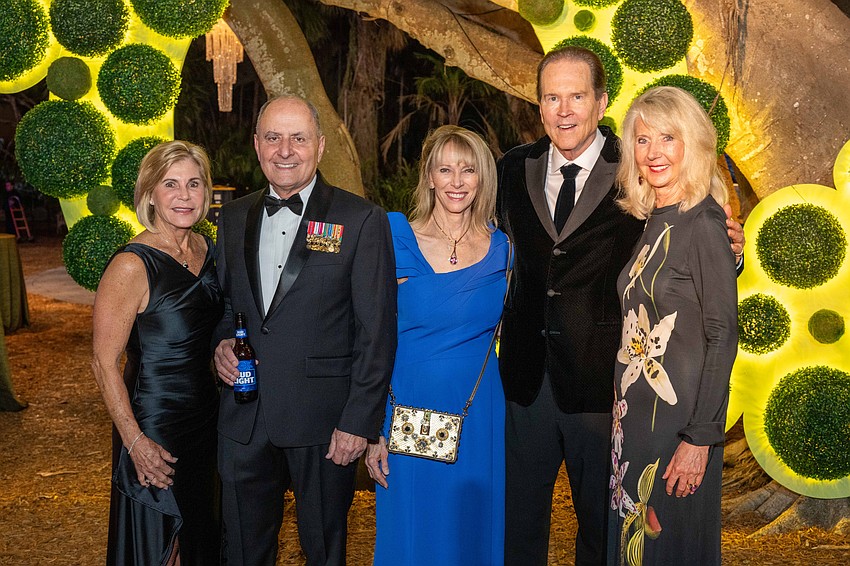 Denise and John Saputo, Sandy and Vern Buchanan and Elita Kane