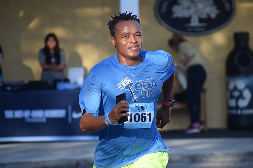 Themba Hillary II finished fourth overall in the Taste of ODA 5K with a time of 21:31 on Saturday morning at the Out-of-Door Academy upper campus.