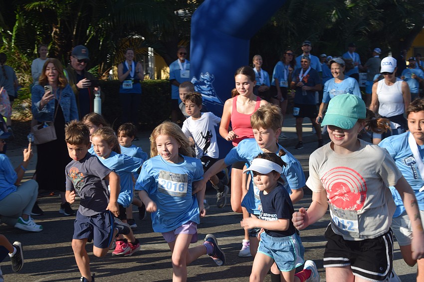 The Taste of ODA 5K featured a kids fun run once the 5k portion of the event was finished on Saturday morning.