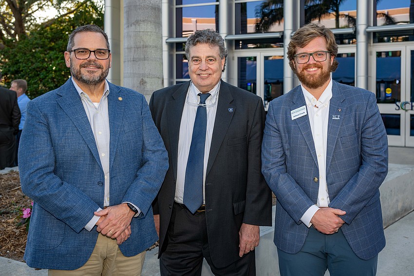 Rep. Bill Conerly, Mark Esbeck and Atticus Frank