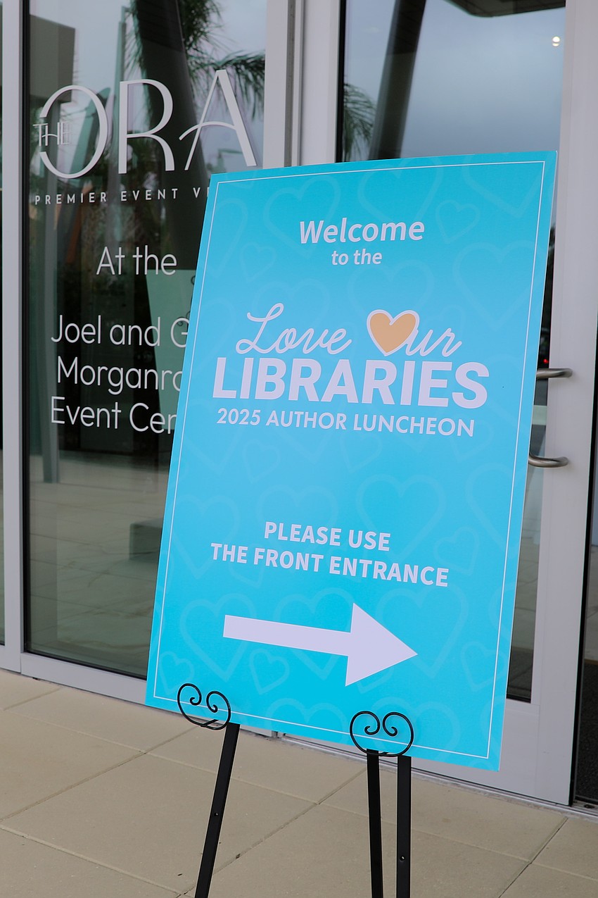 The 13th annual Love Our Libraries author luncheon was held on Feb. 7 at The Ora in Sarasota with 600 guests.