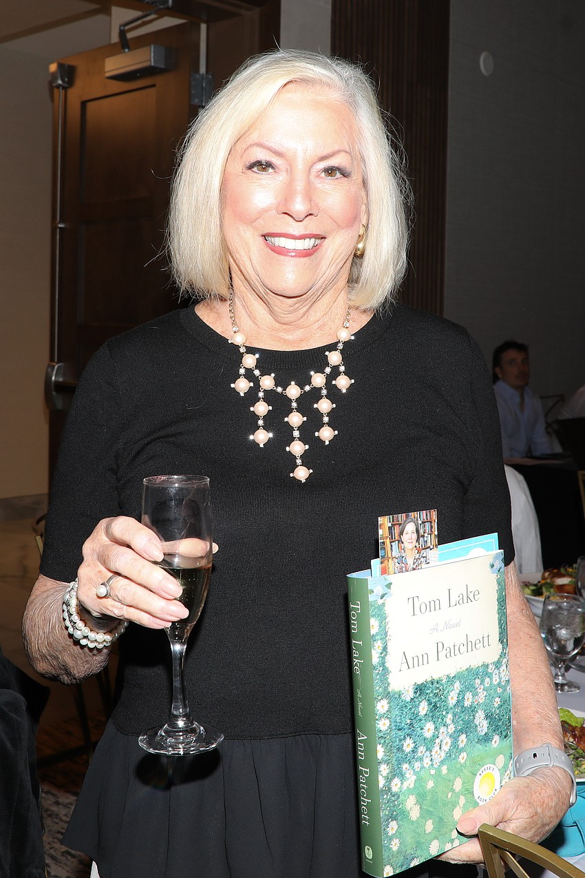 Char Romano is excited for her signed copy of author Ann Patchett's 2024 novel, Tom Lake.