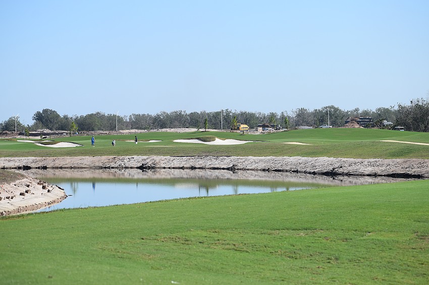 Calusa Country Club doesn't feature many water hazards, but the few it has tempt players to shoot for a dangerous angle.