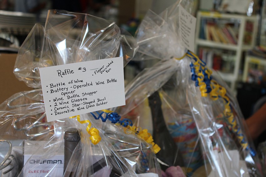 The rummage sale includes a basket raffle this year.