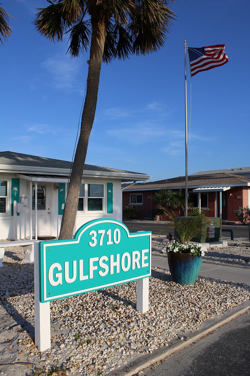 The sale takes place at Gulf Shore Park.