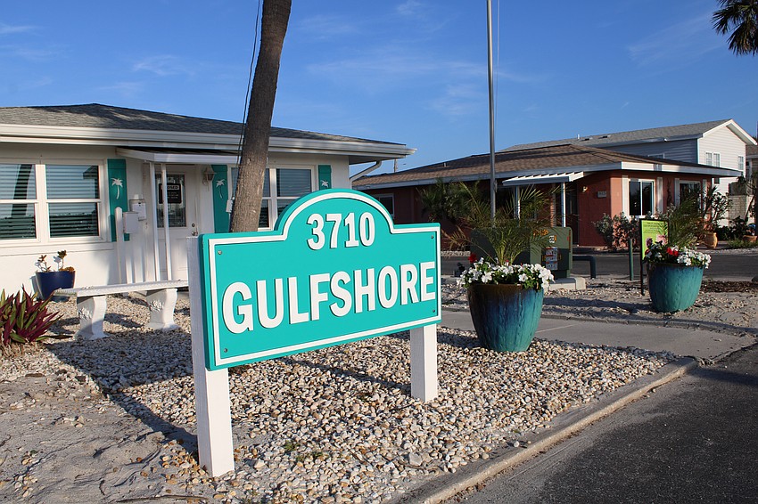 The sale takes place at Gulf Shore Park.