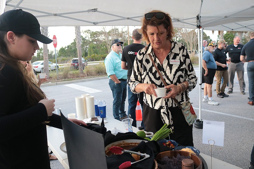 Laura Schuessler samples Juliana Courie’s Jet Fuel Chili.