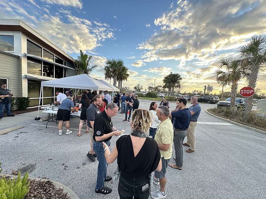 Chili lovers were able to watch a perfect sunset at the Suncoast Builder’s Association’s third annual Chili Cook-off Feb. 13.