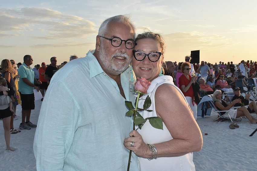 John and Caroline Lake of Sarasota have been married 22 years.