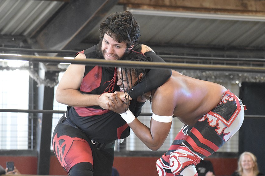Colt Manson fights Xander Maddox in a Universal Championship Wrestling match.