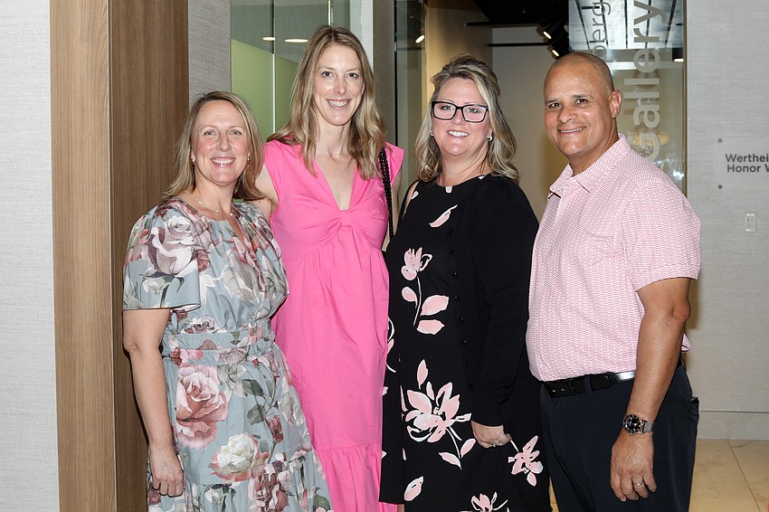 Jill Alvarez and Melissa Cordes with Mandy and Jose Quinones