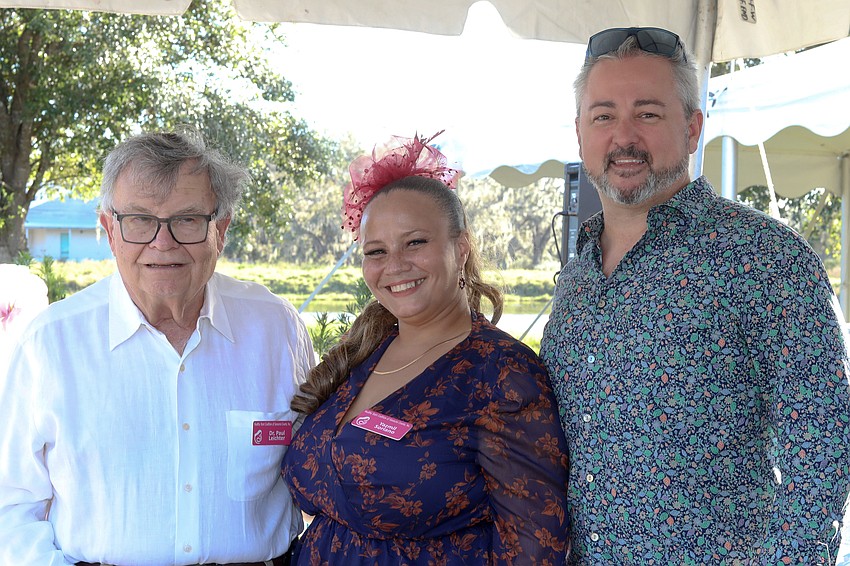 Dr. Paul Leichter, Yazmil Soriano and Drew Lineberger