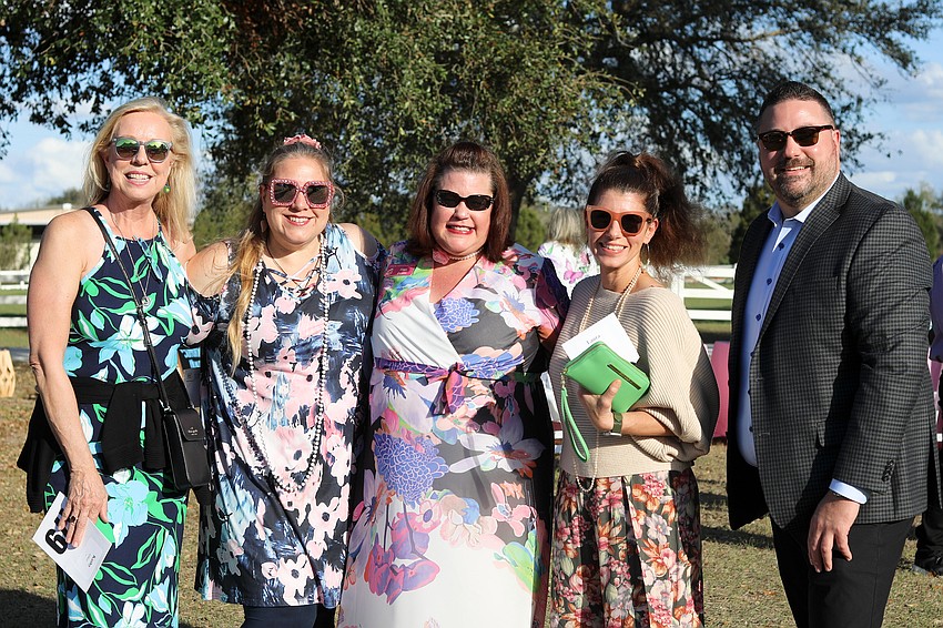 Katy Gilkey, Gana Gilkey, Shon Ewens, Laura Gilkey and Chris Miller