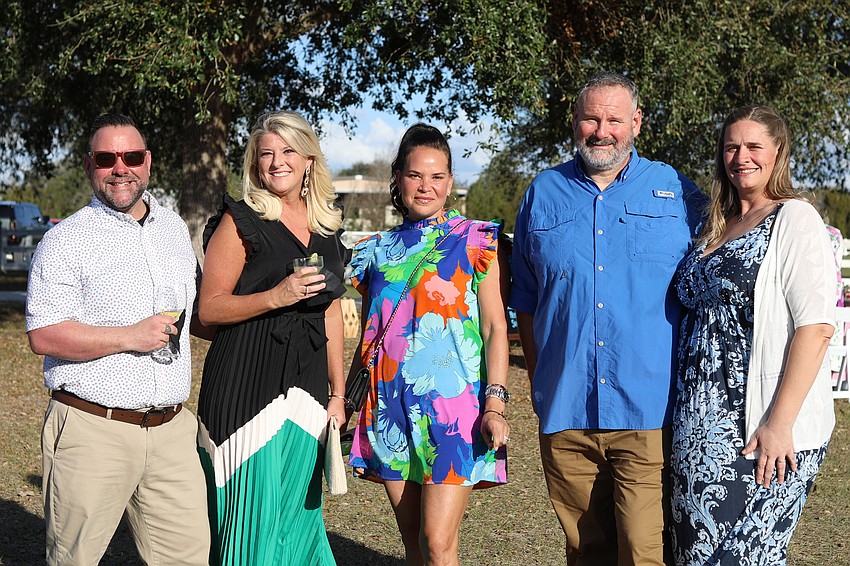 Joseph Ewens, Jennifer Discher, and Gail Aker with Tom and Tina Bowers