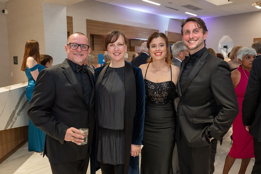 Sarasota Ballet Director Iain Webb, Jessie Lang, Alicia Thompson and Sarasota Ballet General Manager Jason Ettore
