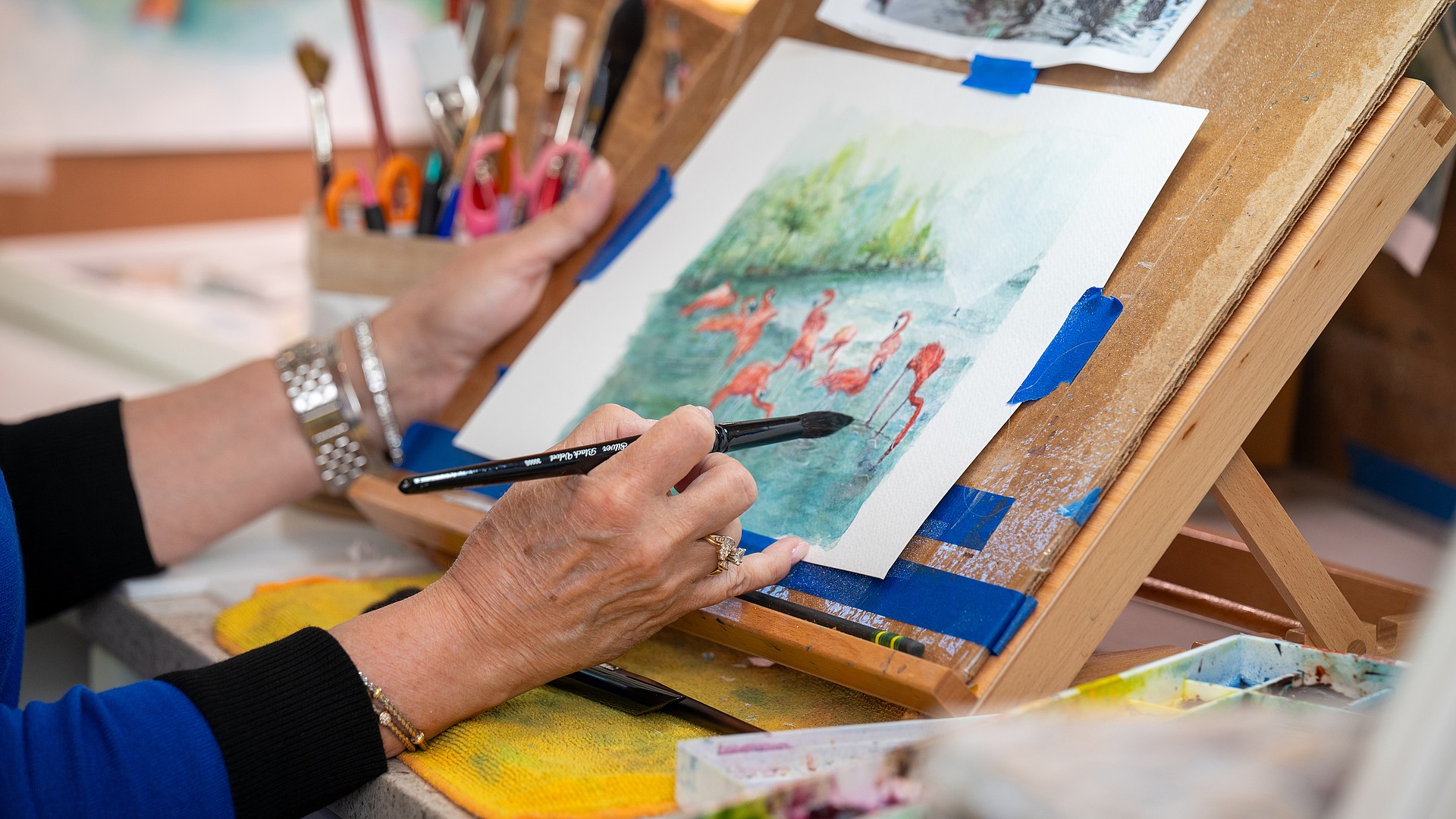 Stacey Lipton's captivating watercolor paintings capture the beauty and essence of nature.
