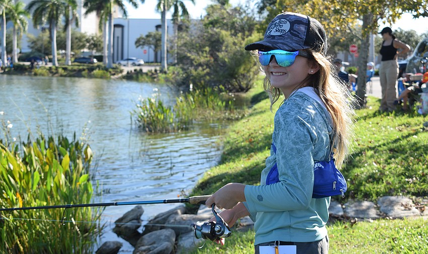 Jaydyn Boucher has been fishing since she could hold a fishing rod.