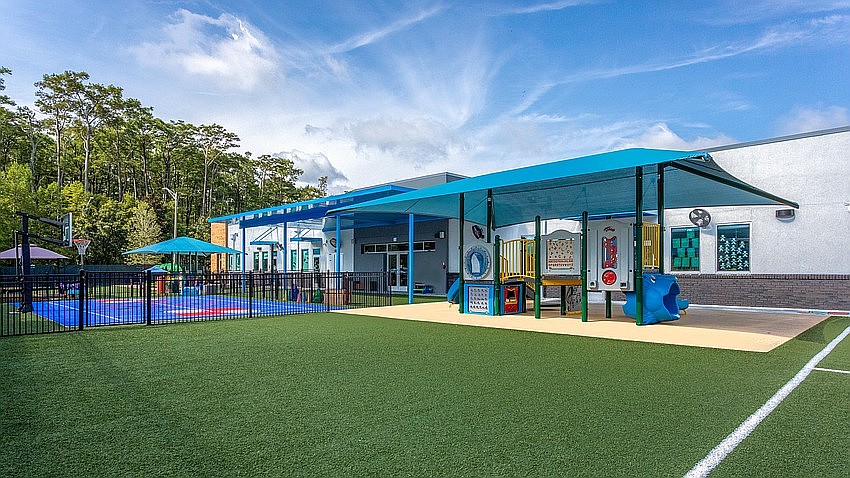 The playground at The Goddard School of Nocatee, an early childhood education provider. The school opened Feb. 18.