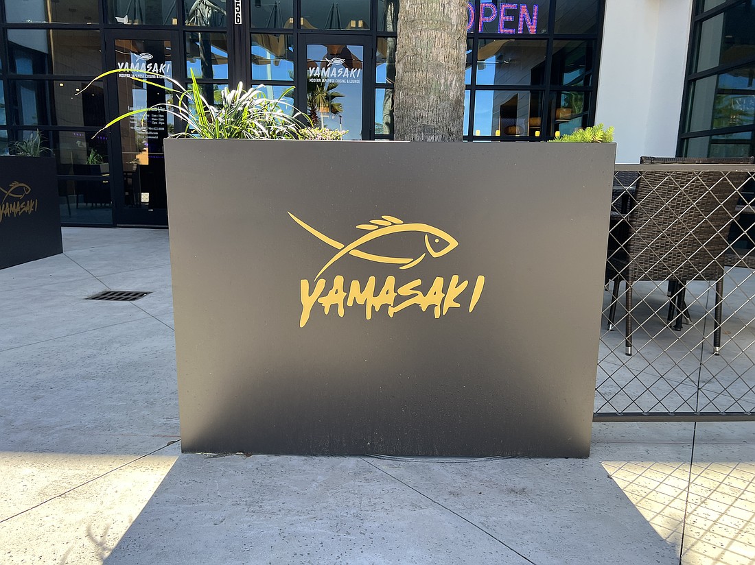 The entrance to Yamaski, which opened in late December. The restaurant serves traditional Japanese multi-course meals in an upscale setting.