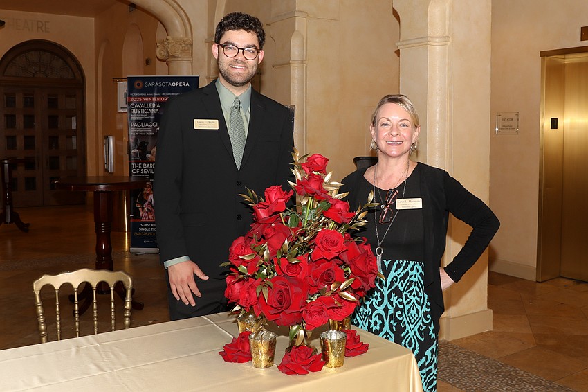 Davis Wolfe and Karen Misantone welcome 80 guests to Moonlight and Melodies.