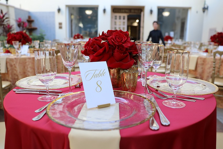 Moonlight and Melodies was held on Feb. 18 for 80 guests at the Sarasota Opera House.