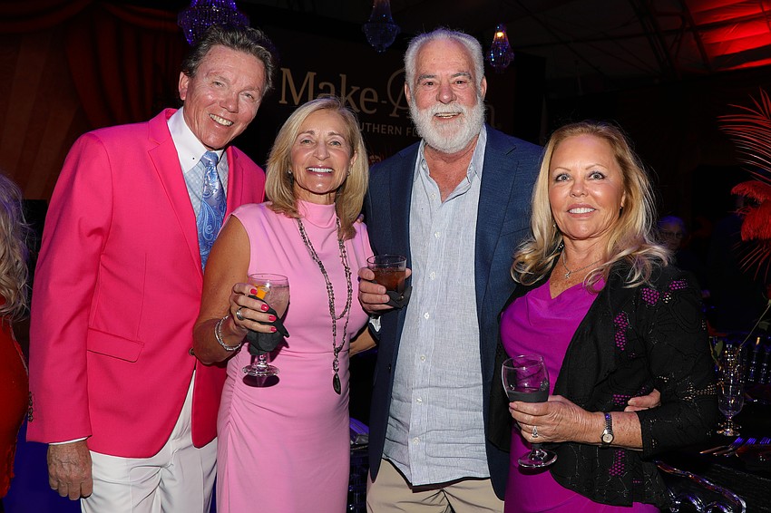 Rick and Linda McCampbell with Ken and Cindy Cornacchione: the gents have been friends for 68 years.