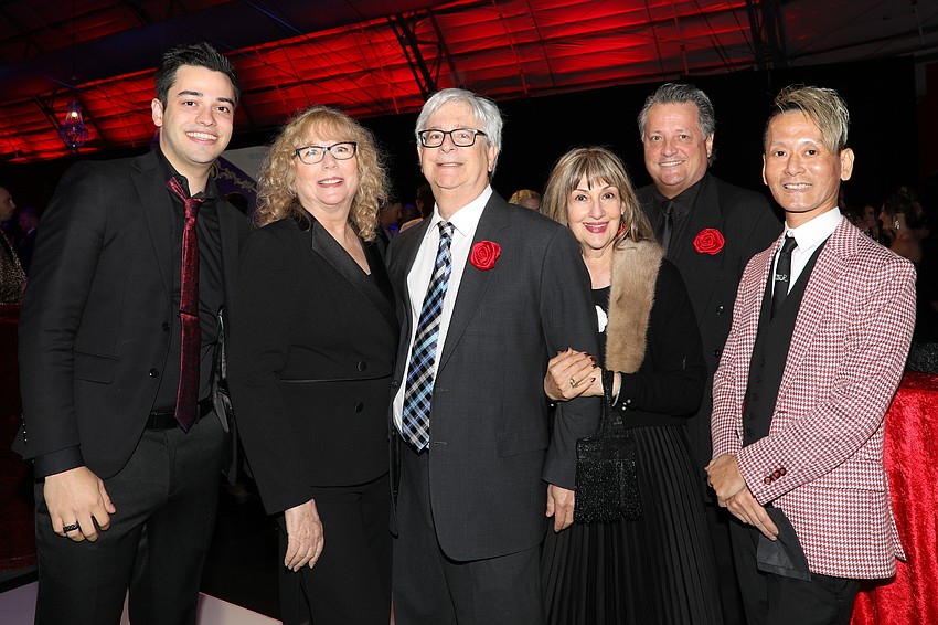 Jason Klamson, Katie Carpenter, Ted Feigelman, Elizabeth and Dino Klamson and Jeffrey Karasawa