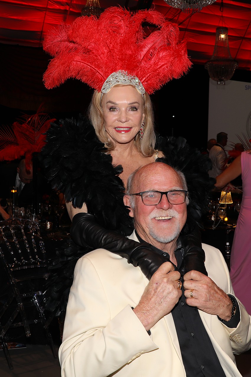 Margaret Wise and Tom Taylor got the Moulin Rouge themed memo.