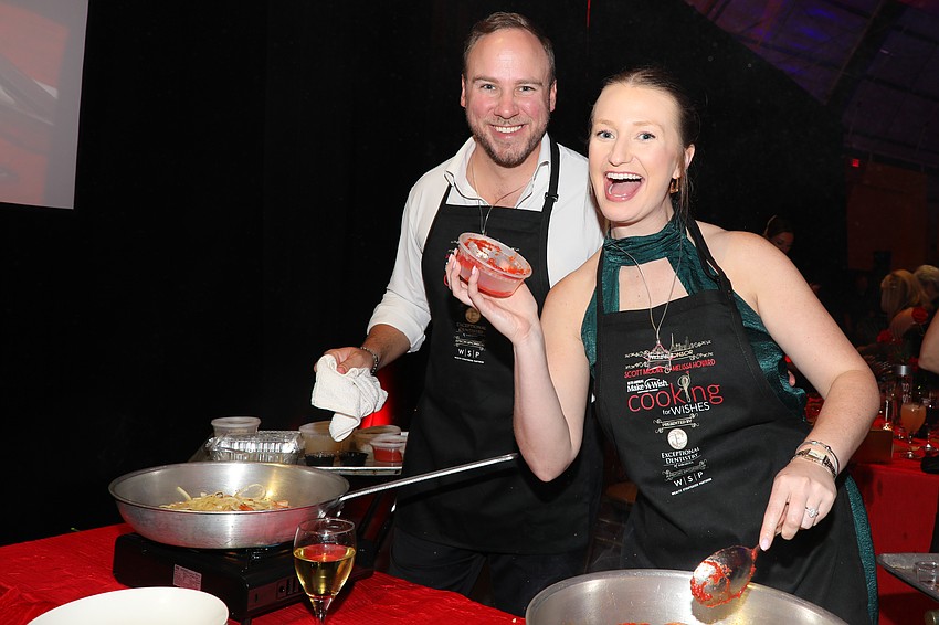 Matt and Kayla Fenske cook for Table 25.