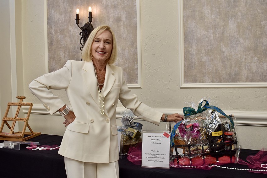 Vice president Sandy Keir is the organizer behind the fashion show.