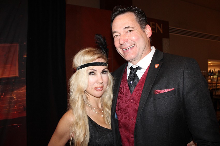 Karen Medford and Scott Ginn supported Sisterhood for Good at All That Jazz: Cabaret for a Cause.