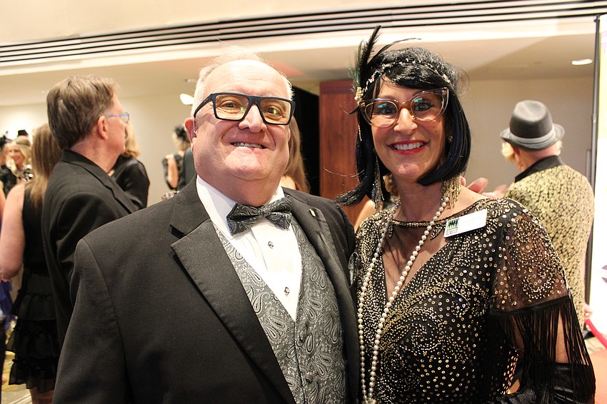 Hugh and Samina Morrow were dressed to the nines for All That Jazz: Cabaret for a Cause.