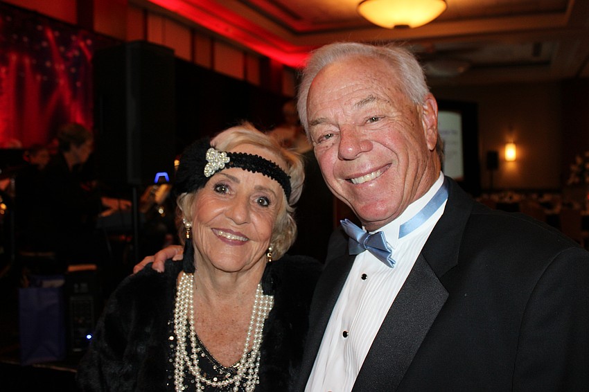 Sarasota's Susan Anger and Mike Edlin came to support Sisterhood for Good at All That Jazz: Cabaret for a Cause.