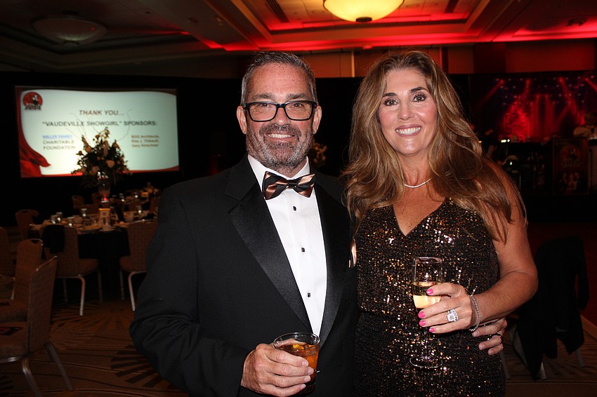 Lakewood Ranch's Tom and Kristine Scott attended All That Jazz: Cabaret for a Cause Feb. 21 at the Hyatt Regency in Sarasota to support Sisterhood for Good.