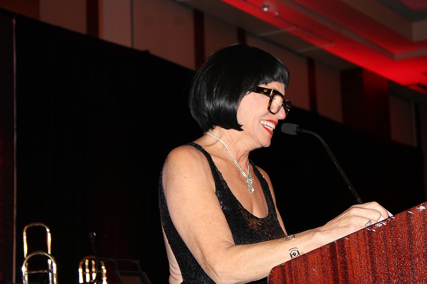 Sisterhood for Good founder Angela Massaro-Fain thanks those who attended All That Jazz: Cabaret for a Cause Feb. 21 for the love and support.