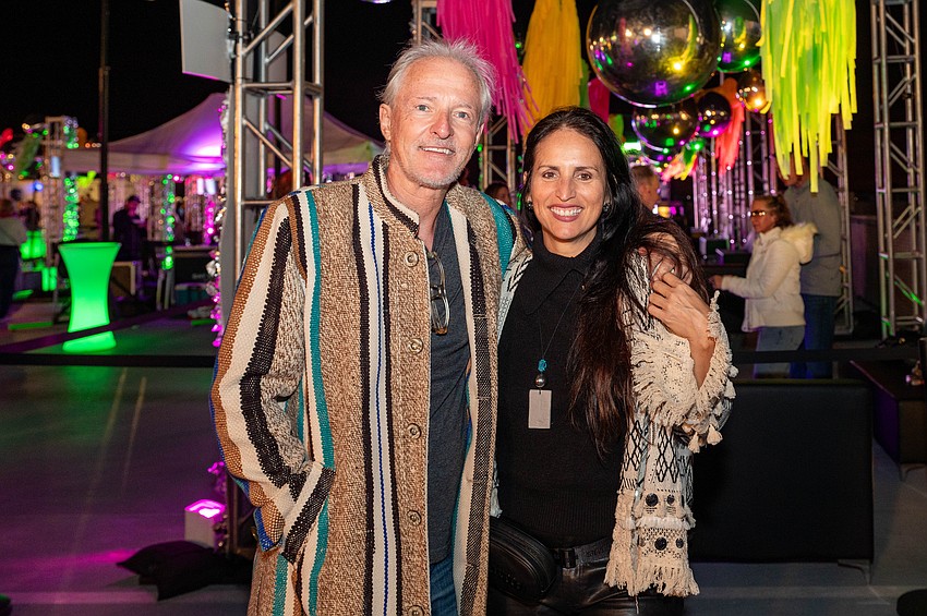 Rainer Scheer and Patricia Filomeno