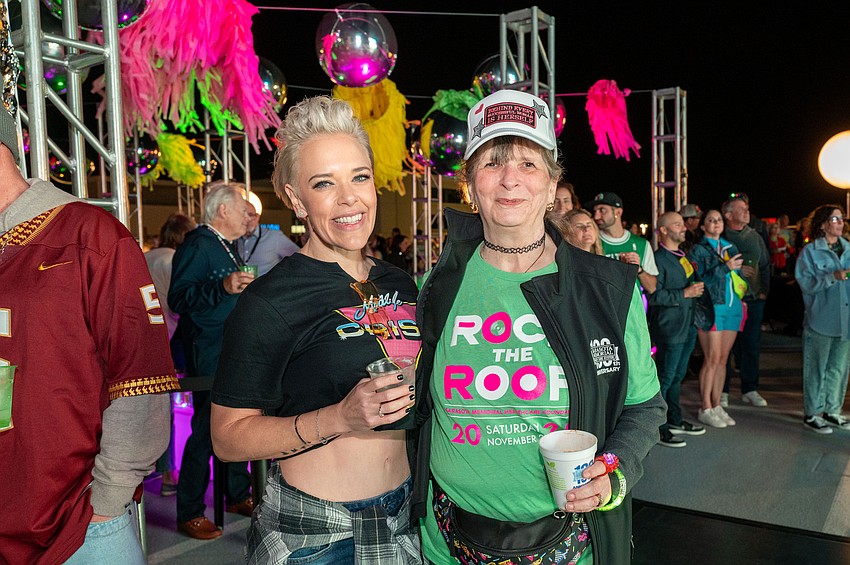 Co-chair Melissa Perrin and Ruth Manire