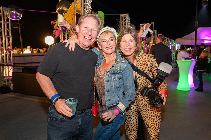 Paul Allen, Chalotte Stewart and Nancy Guth