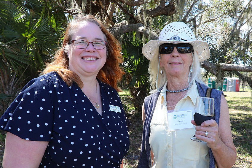 Director of Philanthropy Shalla Ashworth with Damia Turek