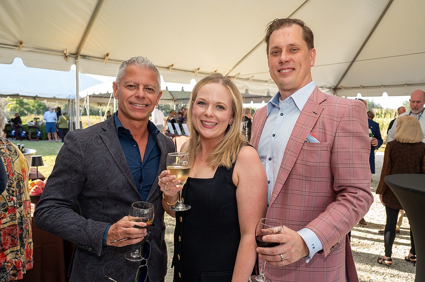 Marko Radisic with Melinda and Trace Woodbury