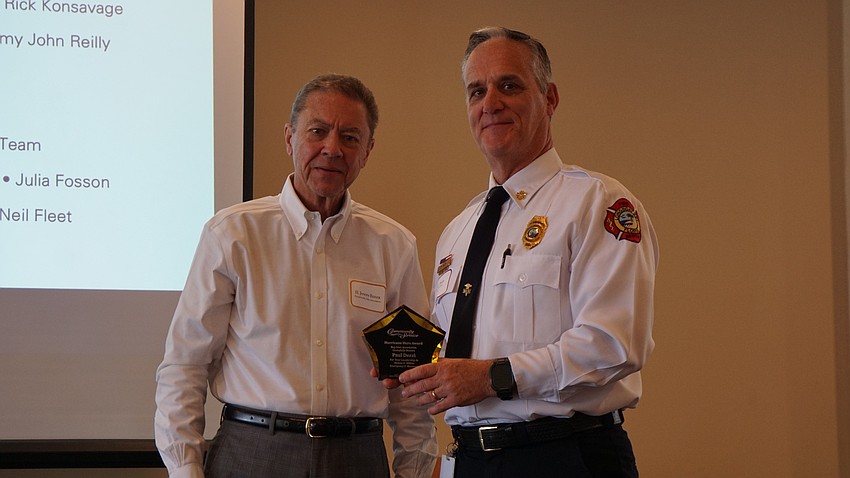 H. Joseph Reiser and Fire Rescue Chief Paul Dezzi.