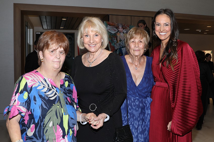 Tina Henderson with her aunt Marsha Spicher, mom Sharon Henderson and event Chair Alison Thomas.