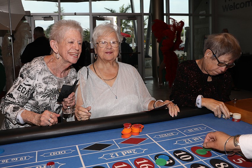 June Wilson and her sister Carolee Nargi enjoy gaming wih June's daughter Barbara.